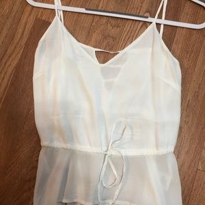 Bebé brand XS white blouse
